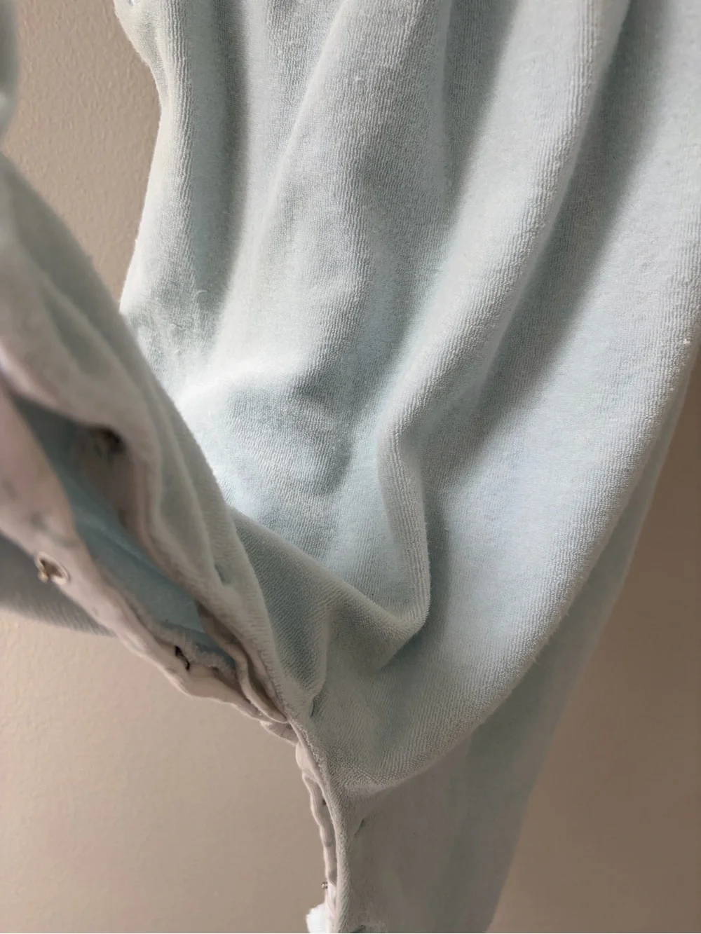 Designer Burberry Baby Blue Footed Romper 9 months classic plaid